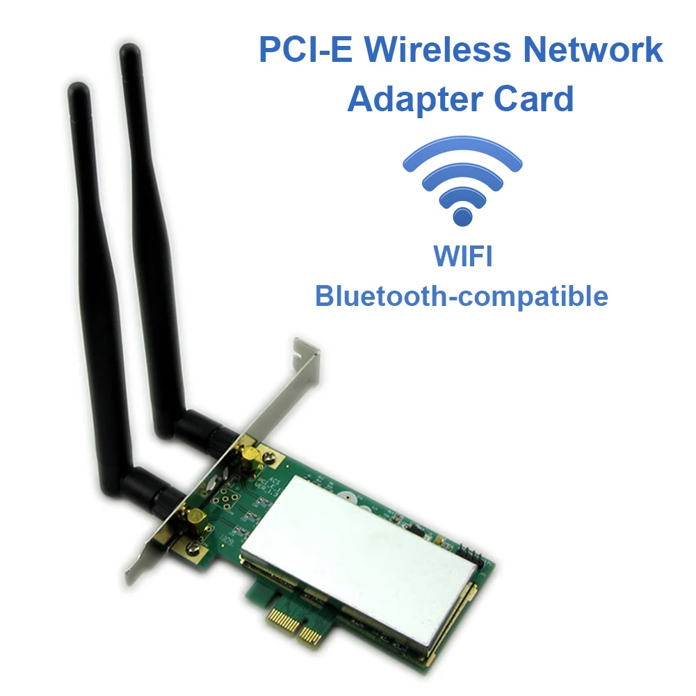 Беспроводная Wi-Fi сетевая карта Mini PCI Express PCI-E к 1X настольный адаптер