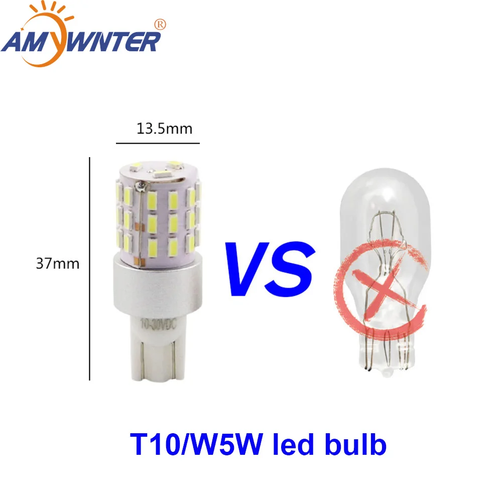 Светодиодные лампы высокой мощности 24 В W5W T10 светодиодный 4W Ba9s светодиодные