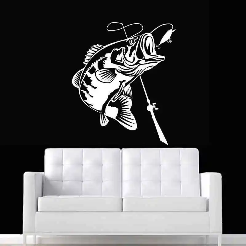 Переводная картинка для рыбалки трость магазин снастей рыболовный крючок