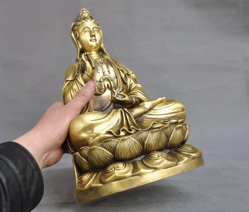 

brass Kwan-Yin