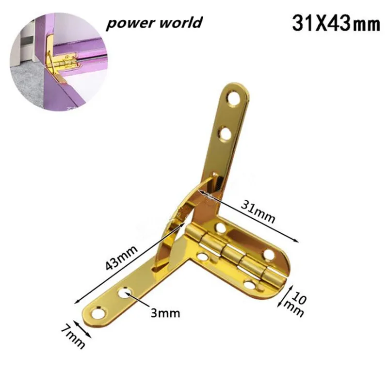 6 шт. петли для самолета шкатулка шарнир деревянный ящик встроенный маленький