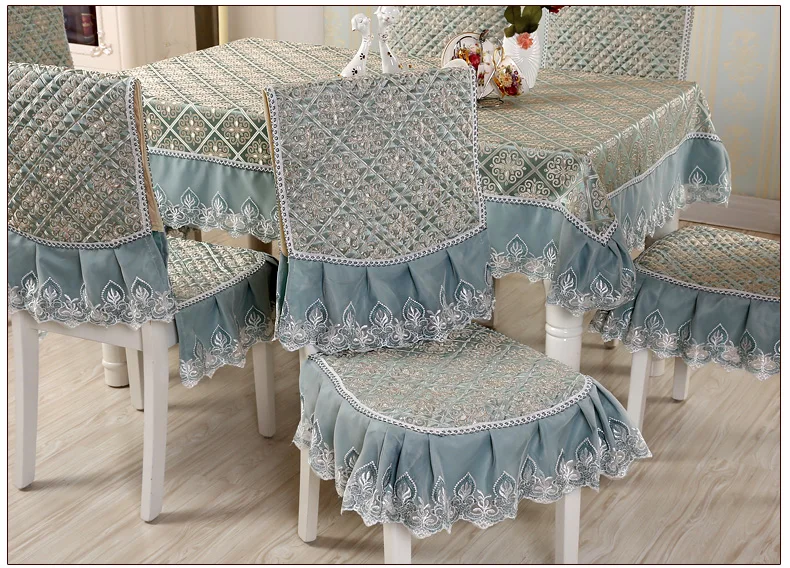 Скатерть с вышивкой в классическом стиле современный чехол для стола Наволочка