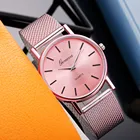 Модные кварцевые часы 2022, женские высококачественные водонепроницаемые изысканные женские кварцевые часы с браслетом под платье и браслетом