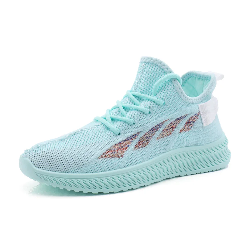 

2021 Women Sneakers Mesh Breathable Shoes For Woman Casual Sneakers New Lace Up Women Vulcanized Shoes Female Flats White Black