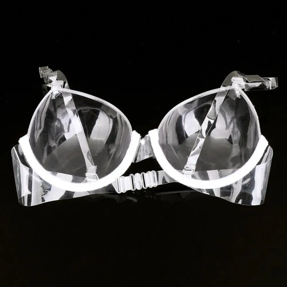 

2020 Transparent Plastic 3/4 Cup Clear Strap Invisible Bra Women's Sexy Underwear for women