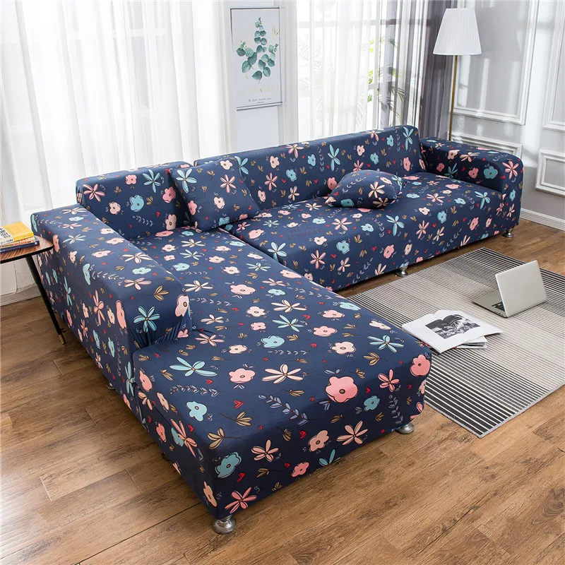 Новый цветной печатный плотный чехол для дивана эластичный если l стиль