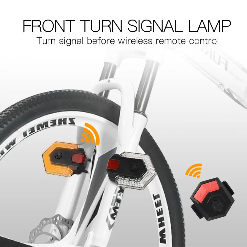 4 единицы сигнал поворота для велосипеда задний фонарь с умным беспроводным
