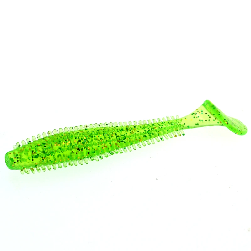 

5Pcs 9cm 4g Leurre Souple Worm Paddle Tail Sea Cucumber Soft Plastic Lures for Fishing