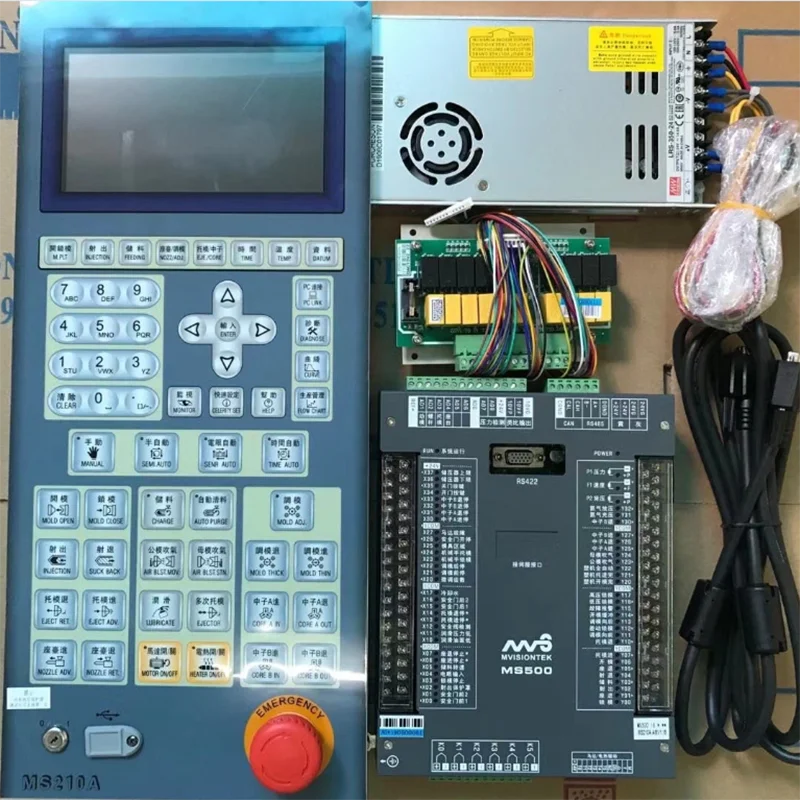 Porcheson MS500 + MS210A система управления полный комплект PLC для пластиковой формовочной