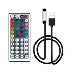5 V USB ИК-пульт дистанционного управления RGB USB разъем 44Key светодиодный контроллер 5050 2835 Светодиодный полосы 5 V контроллер USB Разъем дистанционного 44Key