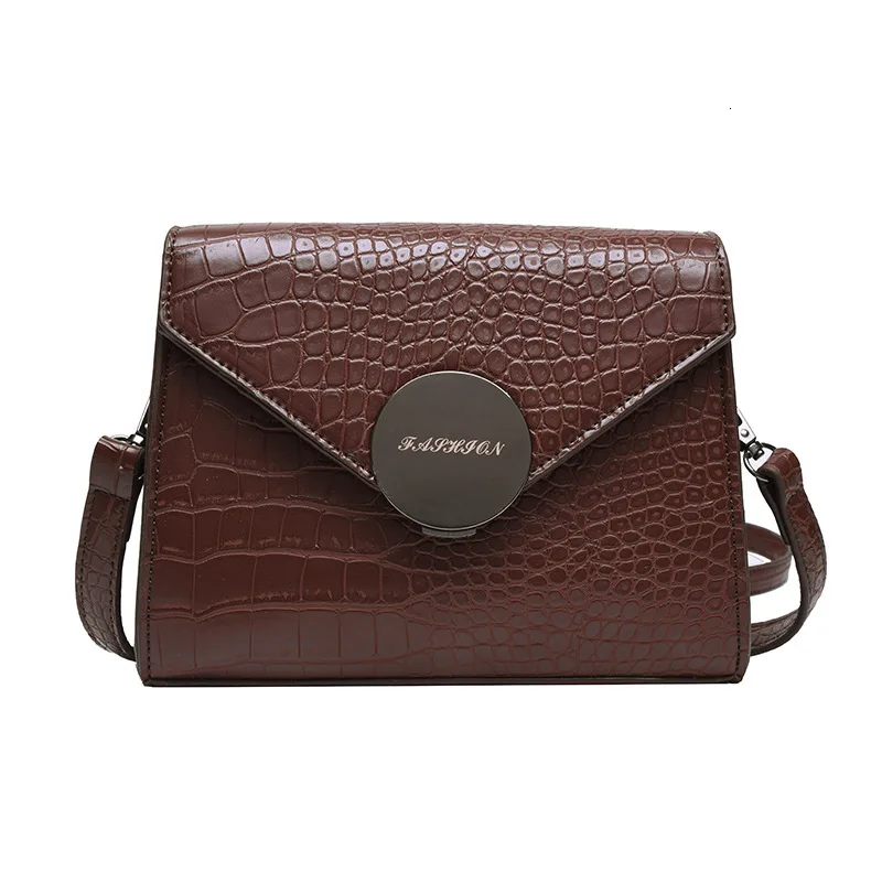 

Female Alligator Crossbody Bags For Women 2020 Leather Handbags Designer Sling Sac A Main Ladies Hand Shoulder Messenger Bag