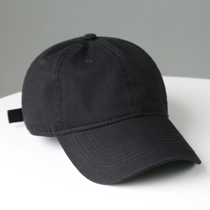 

High Quality Cotton Baseball Cap for Men and Women Fashion Solid Snapback Hat Dad Hat Washable Summer Sun Hat Wholesale