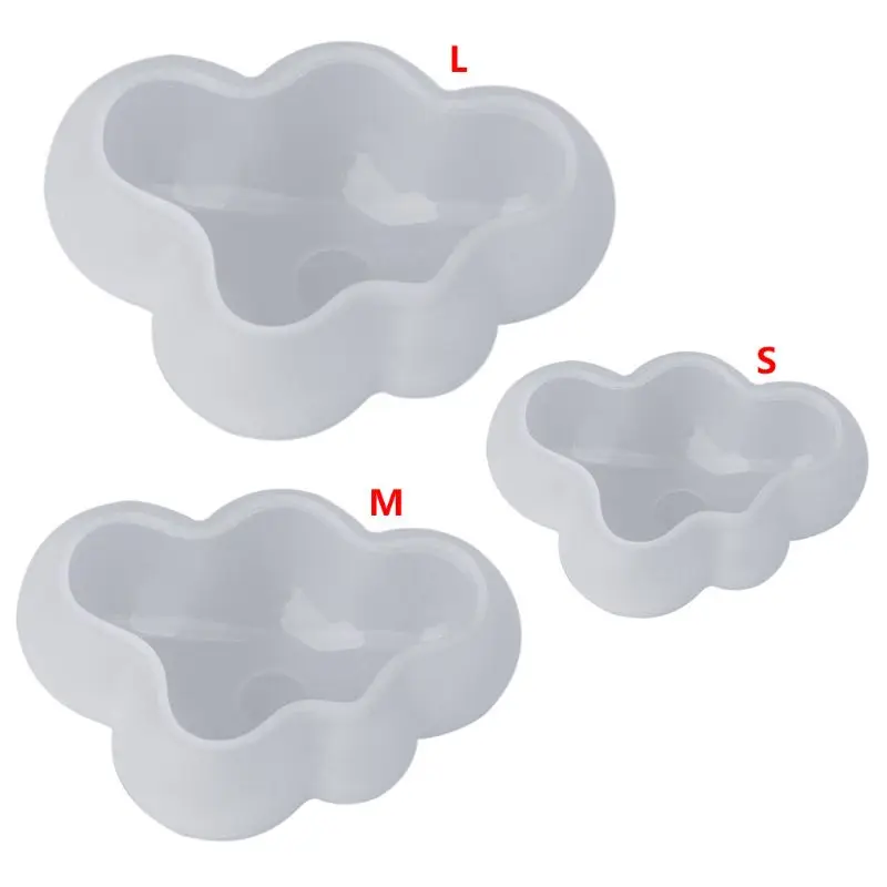 

Silicone Mold 3D Cloud Cute DIY Epoxy Resin Crafts Jewelry Making Cake Decoration Home Landscape Fondant Chocolate Gifts