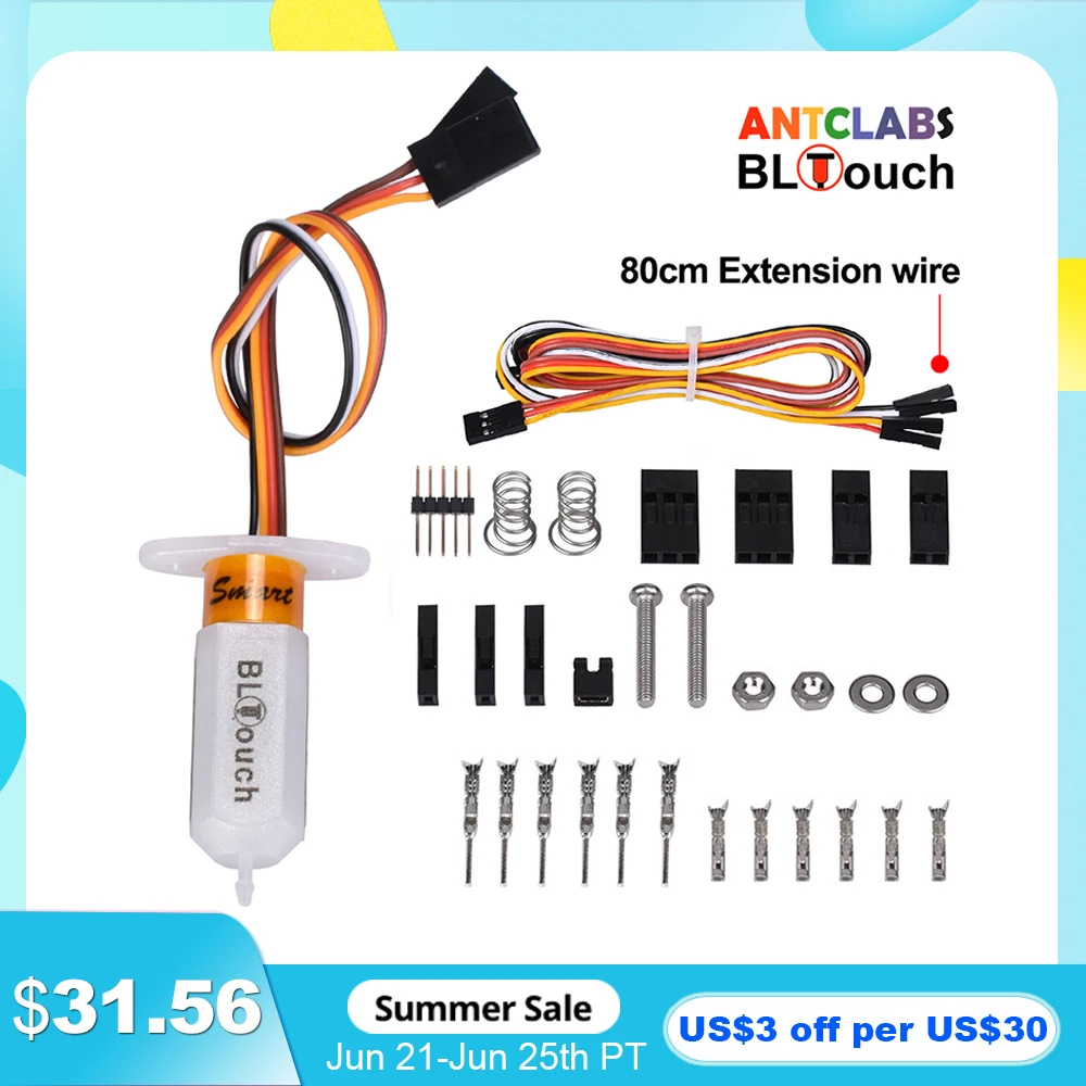 

Датчик автовыравнивания ANTCLABS BLtouch V3.1, сенсорный экран для платформы, запчасти для 3D-принтера SKR V1.4 SKR MINI E3 Ender 3 V2, обновление