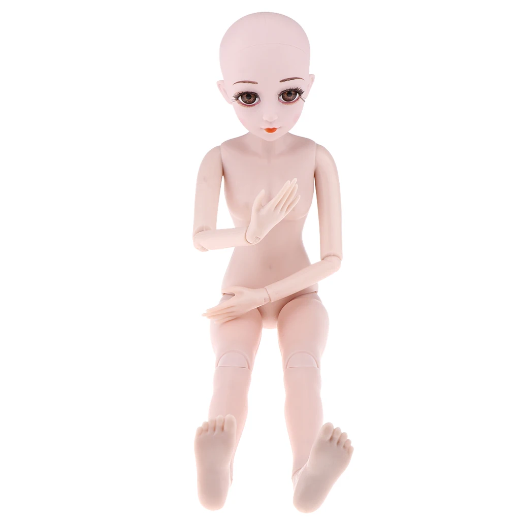 

MagiDeal 1/3 13 Jointed Female Body Custom for 60cm Doll (No Music)