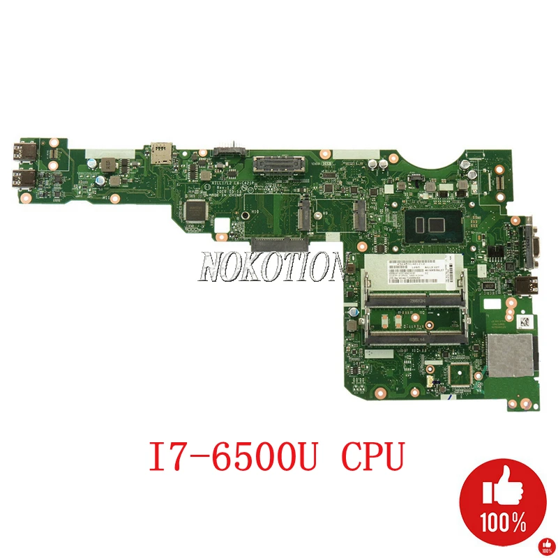 NOKOTION для Lenovo ThinkPad L560 материнская плата ноутбука AILL1 L2 LA-C421P 01AY818 GMA HD 520 DDR3L I5-6200U -