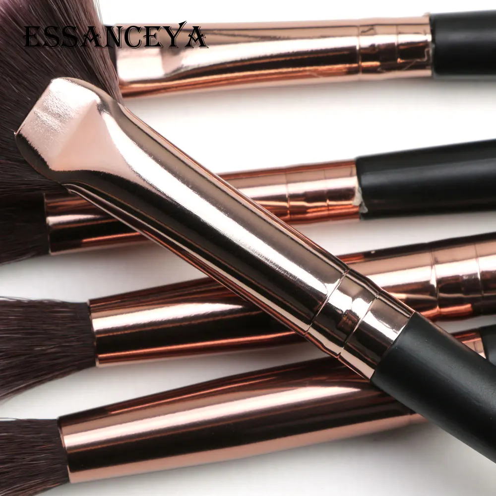 ESSANCEYA Pro Кисть для глаз 5 шт. набор кистей для макияжа блендер для глаз бровей Тени для век маленькая Веерная Кисть косметический инструмент наборы кистей для макияжа