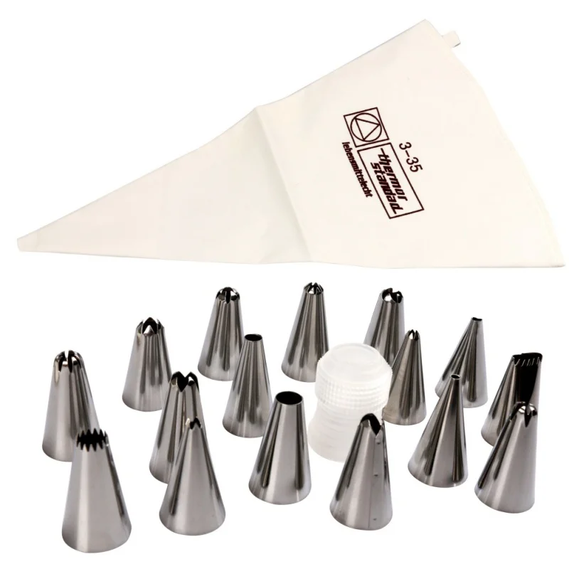

16 pcs/lot Dessert Decorators Diy Cream Cake Making Flowers Crowded Mouth Icing Nozzles For a Screwdriver Decorating Tip Sets