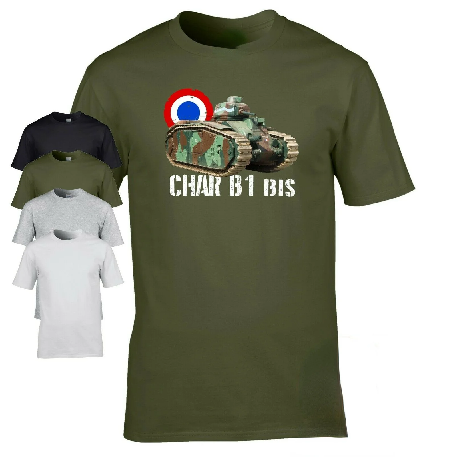 

CHAR B1 BIS T-shirt World Tank Summer Cotton O-neck Short Sleeve Shirt