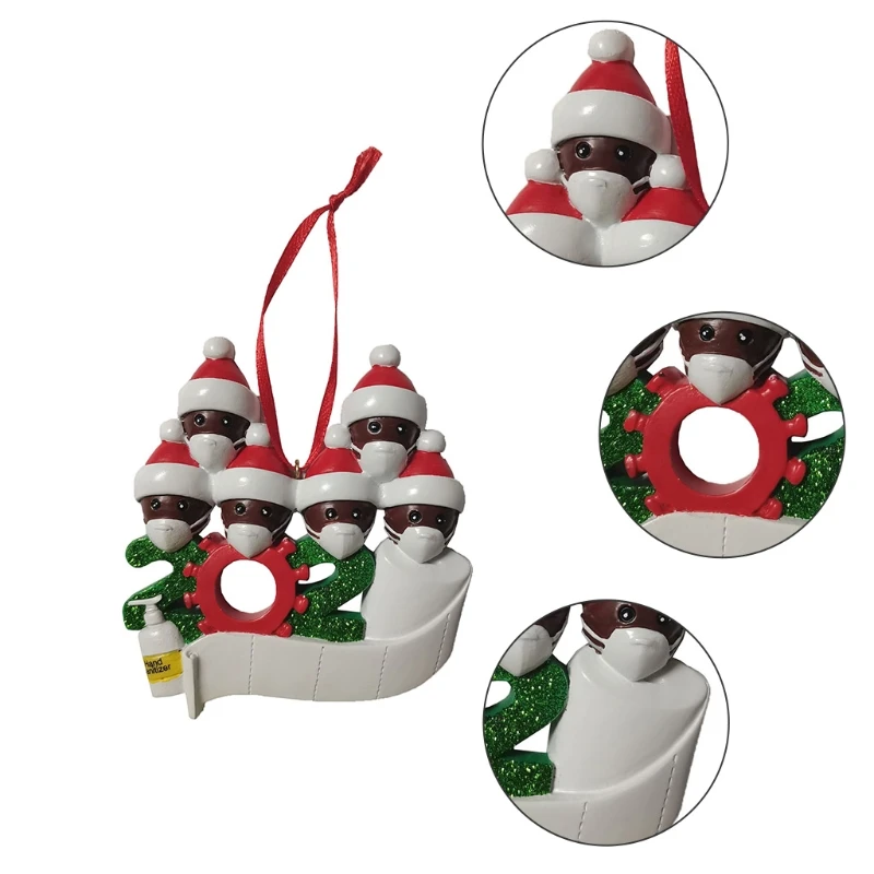 

Quarantine Family 2020 Christmas Tree Hanging Ornament Personalized Xmas Gift Q6PB