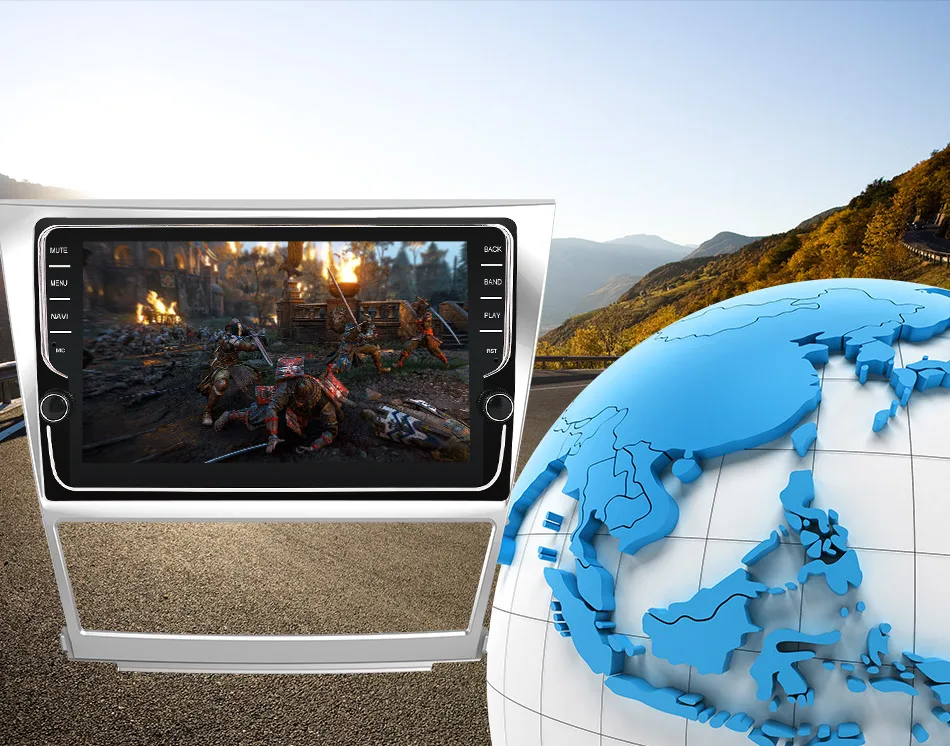 Eunavi ips TDA7851 Android 9 автомобильный Радио gps навигация для Toyota camry 2007 2008 2009 2010 2011 Мультимедиа стерео плеер без dvd