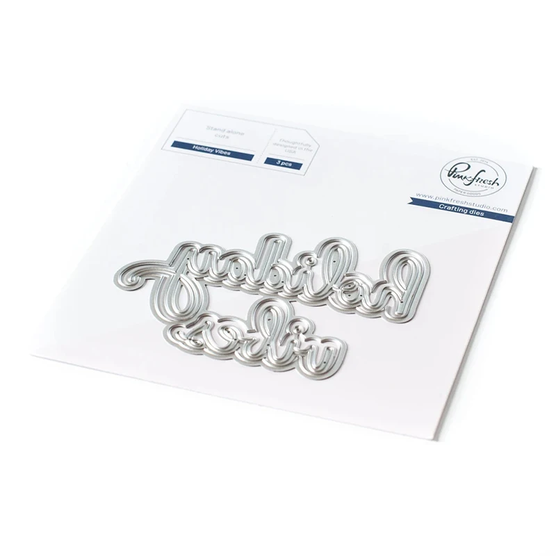 Прибытие CH праздничные металлические вырезанные штампы для рукоделия открытки