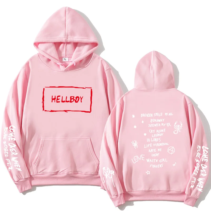 

Men and women Merk Fashion Hoodie Stranger Dingen Brief Gedrukt Capuchon Mannen Pattern Trainingspak Mannelijke Vrouwelijke Swea