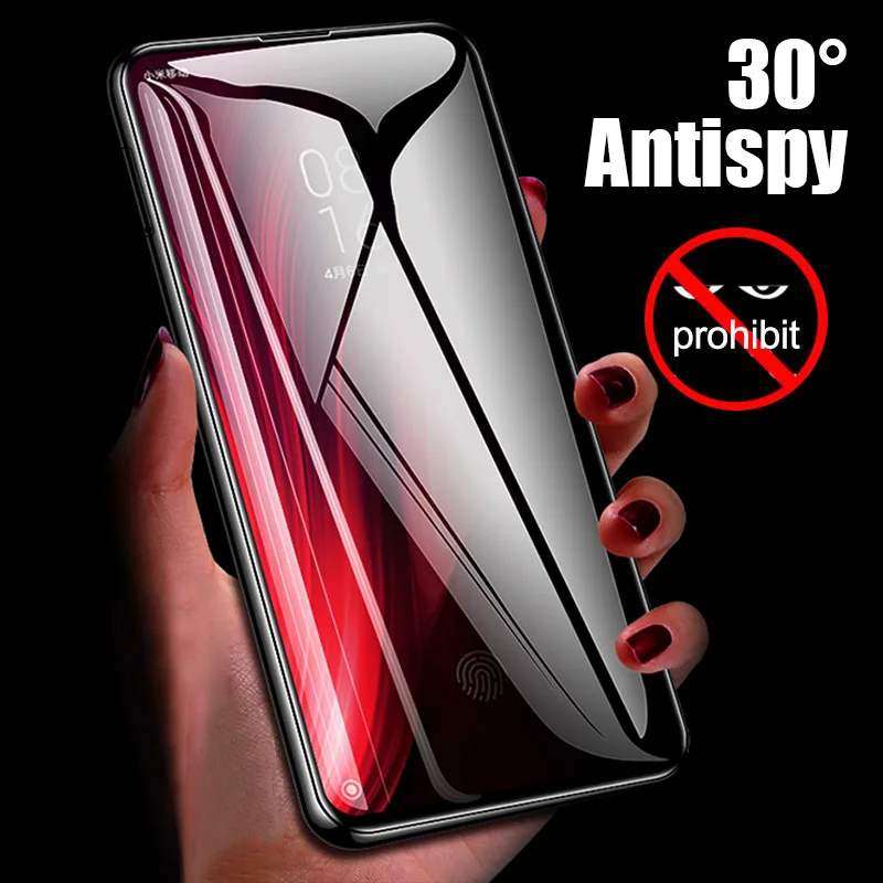 Антишпионское закаленное стекло для xiaomi redmi 8 8a 7a k20 note 7 Pro Защита экрана