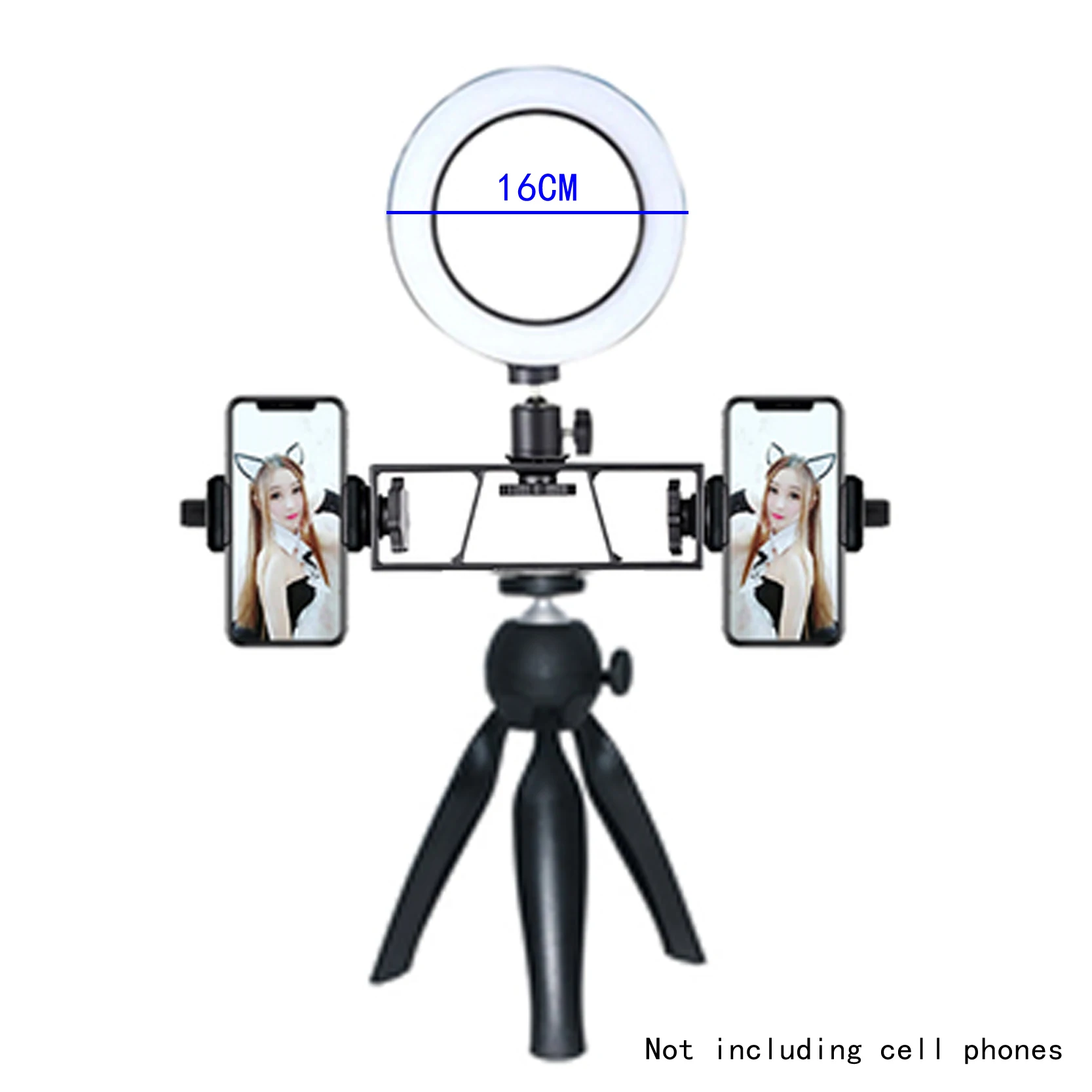 

6" Led Light Ring For Selfie Lamp Ring Light Tripod With Lamp Photography Lighting For Youtube Holder Camera Phone Clip Studio