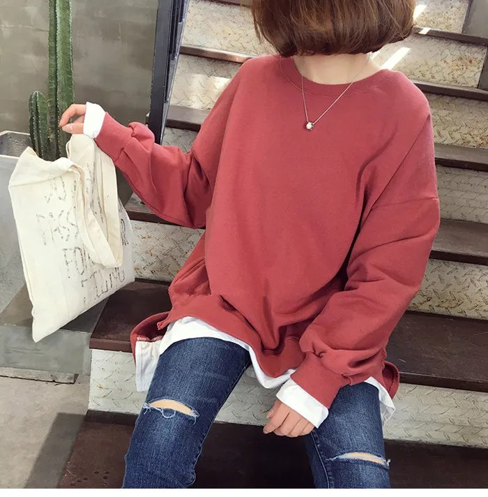 Одежда для мам в стиле оверсайз Сезон весна-осень Топы кормления грудью