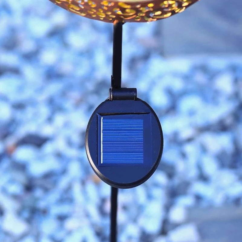 Светильник на солнечной батарее для внутреннего дворика ажурный проекционный