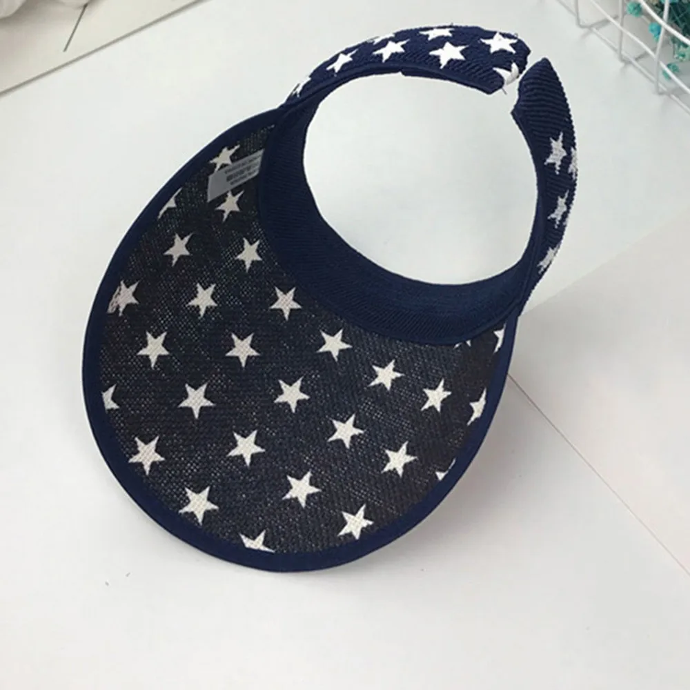ARLONEET/Милая летняя детская пустая шляпа от солнца со звездами и полосками для