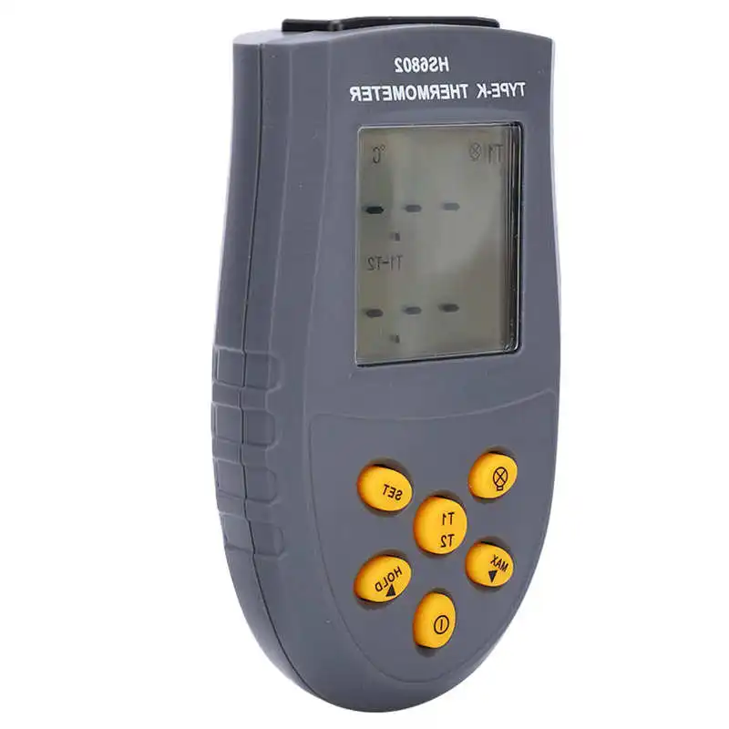 

Цифровой термометр HS6802, Двухканальный измеритель температуры с ЖК-дисплеем