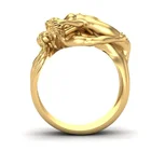 2021 новые женские кольца золотого цвета пара романтический поцелуй Свадебные Подвески обручальные кольца пара колец ювелирные изделия
