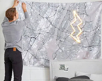 Логотип Freemason дизайн солнца луны гобелены настенное украшение для дома | Дом и сад