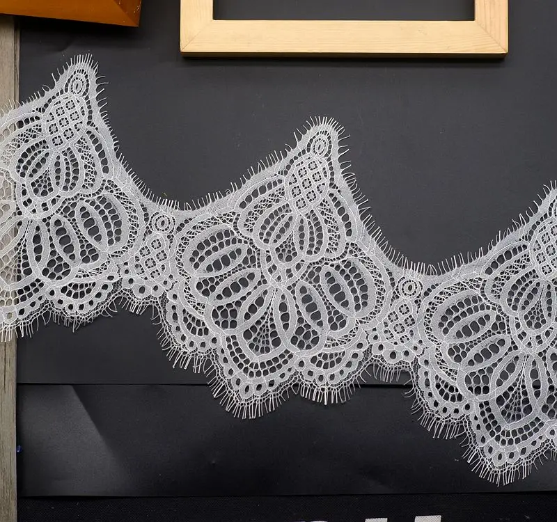 Кружевные Аксессуары для ресниц 3 метра белые черные волнистые | Дом и сад