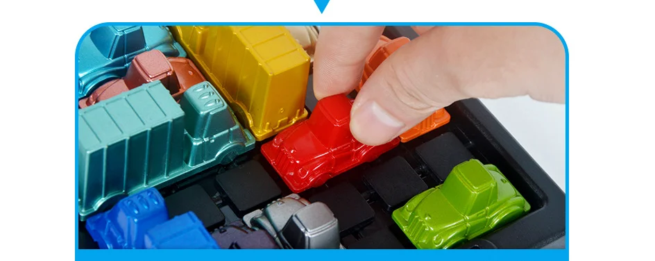 

Rushhour Traffic jam time Rush hour Playing Children's thinking logic clearance game puzzle toy board game for kids1