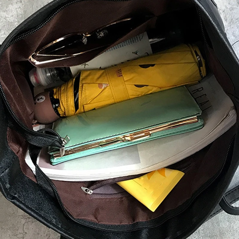 

New Style Ladies Fashion PU Leather Shoulder Bag Casual Handbag Large Capacity Handbag