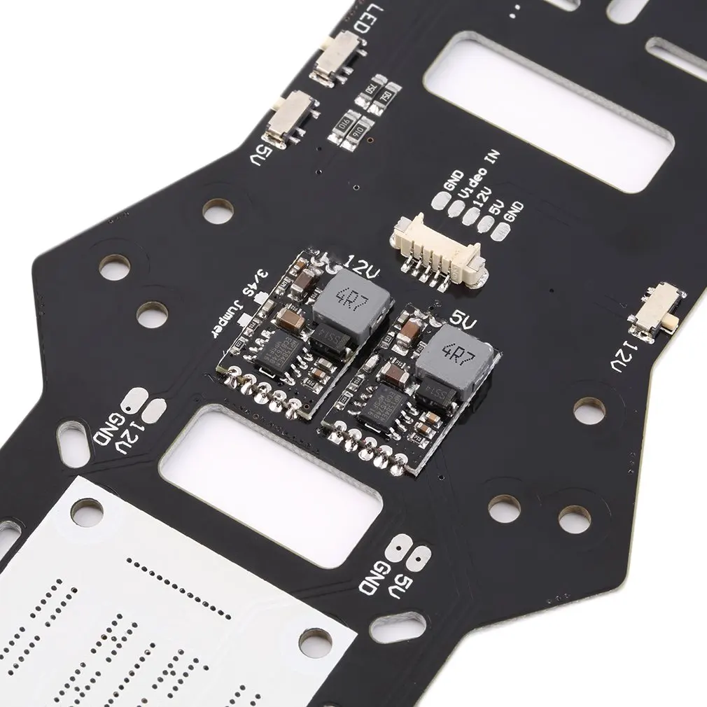 Лидер продаж! 5 В/12 В встроенный BEC светодиодный распределитель питания PDB плата FPV