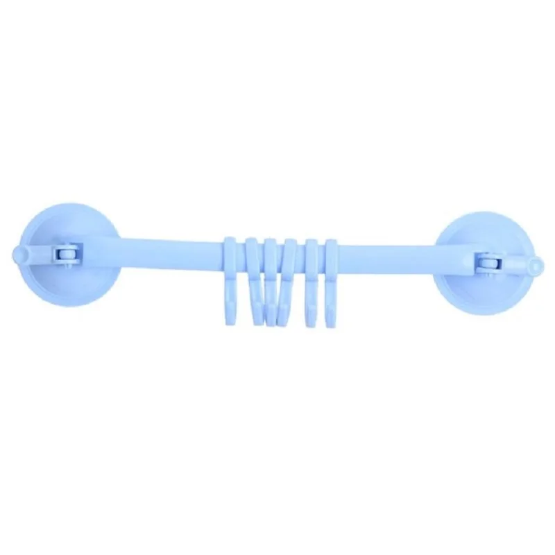 blue Крючки с двойной присоской, настенный стеллаж для полотенец, подвесной крючок, полки, держатель, тип замка, присоски, кухонные аксессуары для ванной комнаты - Цвет: blue