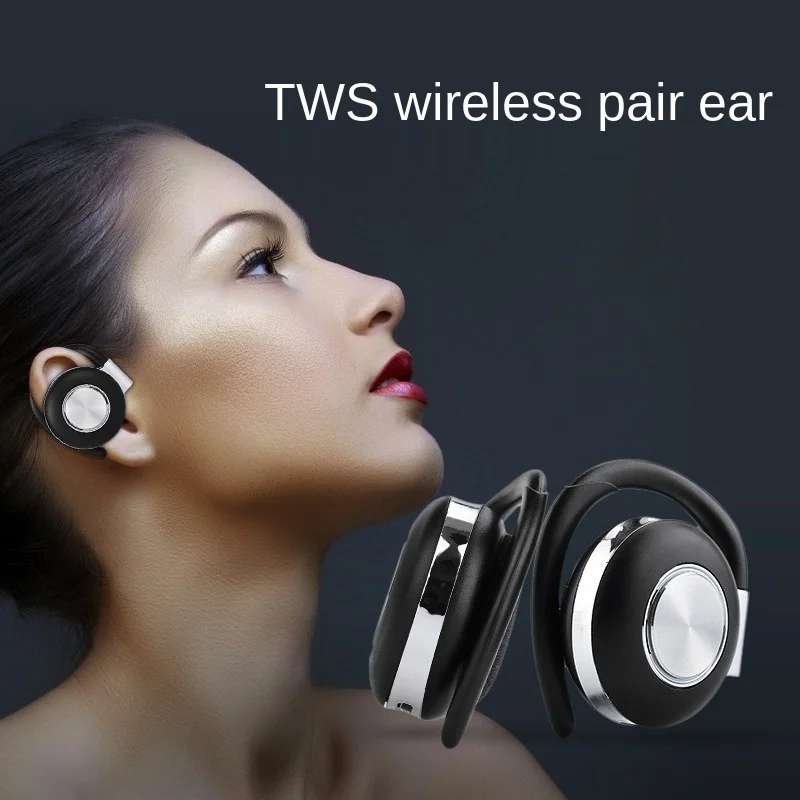 Модная бинауральная гарнитура TWS с большим динамиком подвесные наушники Bluetooth