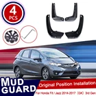 Автомобильные Брызговики для Honda Fit Jazz GK 2014 2015 2016 2017, передние и задние брызговики, брызговики, аксессуары 3-го поколения