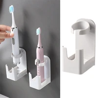 1pc creative electric toothbrush holder toilet wall mounted rack bathroom storage bracketnot include toothbrush