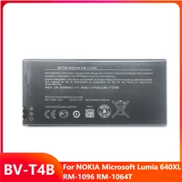 original replacement phone battery bv t4b for nokia microsoft lumia 640xl rm 1096 rm 1064t bv t4b rechargable batteries 3000mah