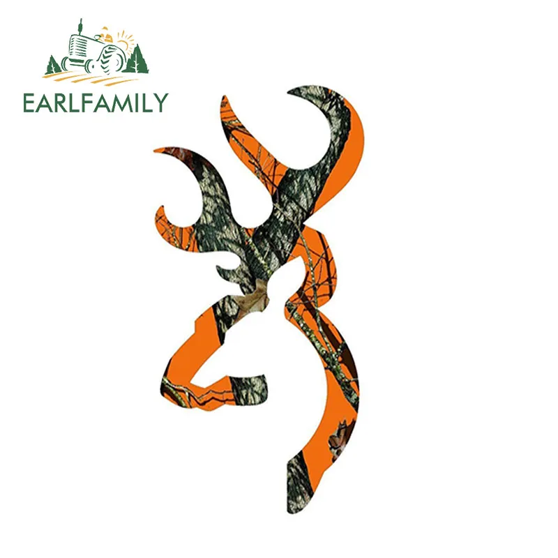 EARLFAMILY 13 см x 7 коричневый стиль бак реальное дерево оранжевый Камуфляж Охота
