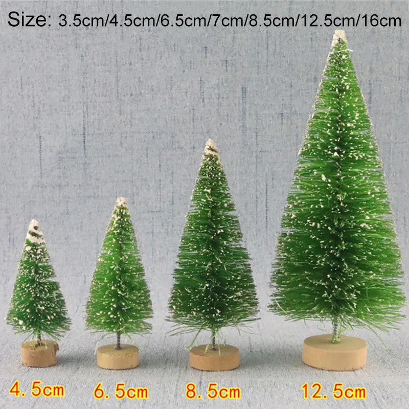 1PC Small Christmas Tree Artificial Trees Ornaments Gift Decoration Mini Xmas Table Decor | Новый год