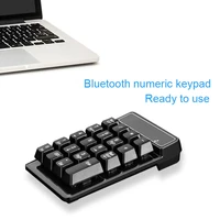 19 keys bluetooth wireless numeric keyboard mini numpad keys number pad digital keyboard for pc accounting tasks keypad