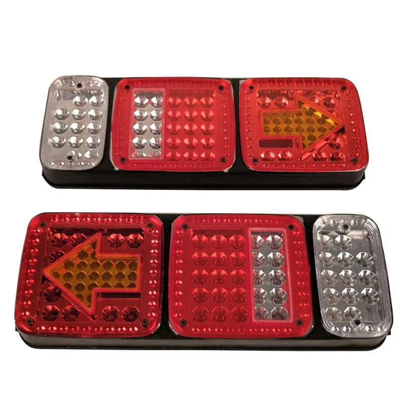 2 шт. 12В 24В автомобильный Грузовик Прицеп светодиодный задний фонарь аварийный