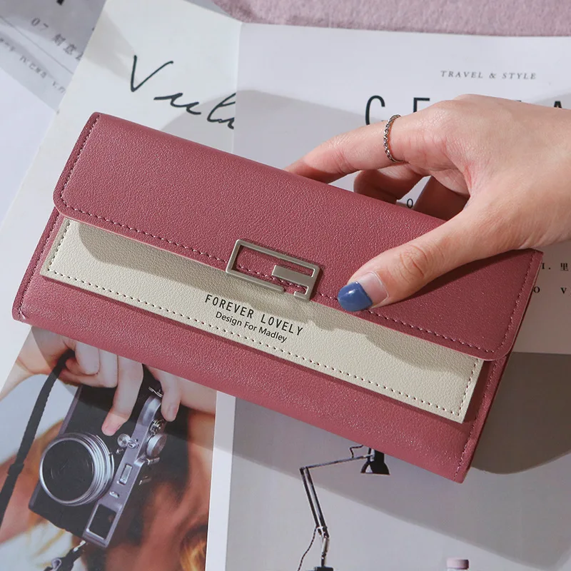 Длинный кошелек для женщин новые приглашения на свадьбу с сцепления