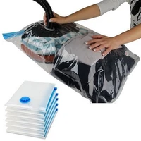 convenient vacuum bag storage home organizer transparent clothes organizer seal compressed travel saving space bags package
